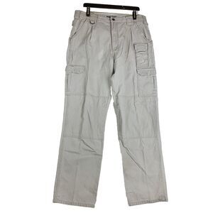 5.11 Tactical Men's Beige Kahaki Security 74251 Cargo Straight Leg Pants 34/34